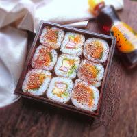 キンパ&サラダ巻弁当